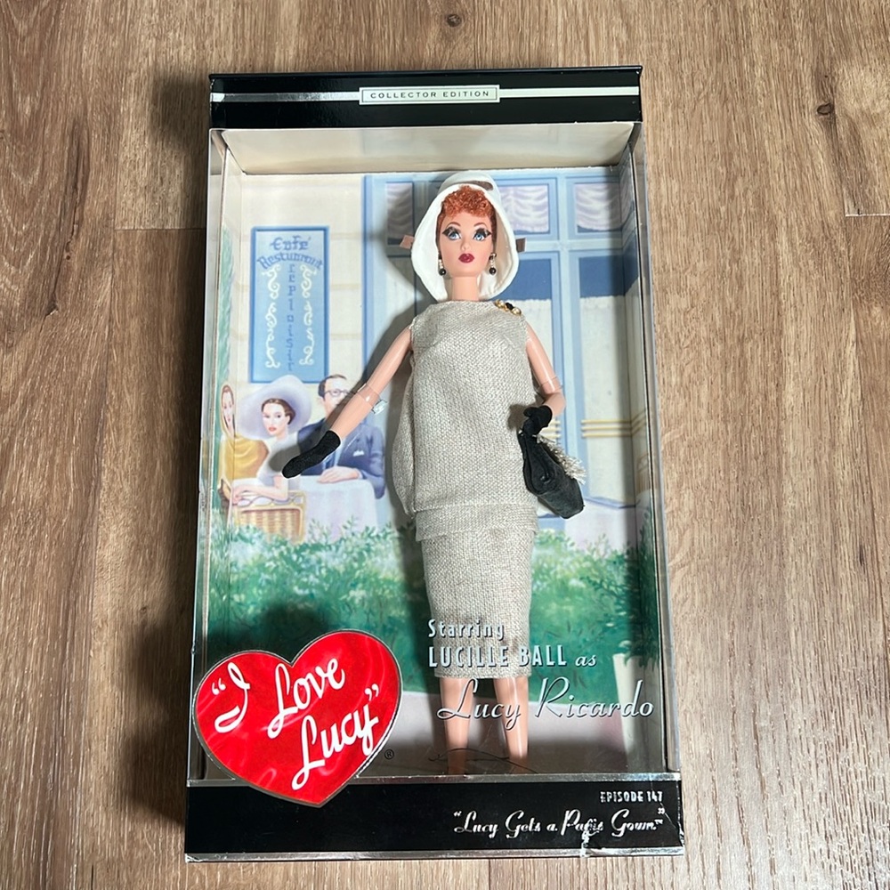 NIB I Love Lucy “Lucy gets a Paris Gown” Barbie